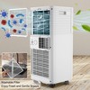 Costway 8000 BTU ASHRAE Portable Air Conditioner 3-in-1 Air Cooler w/Dehumidifier & Fan Mode - 4 of 4