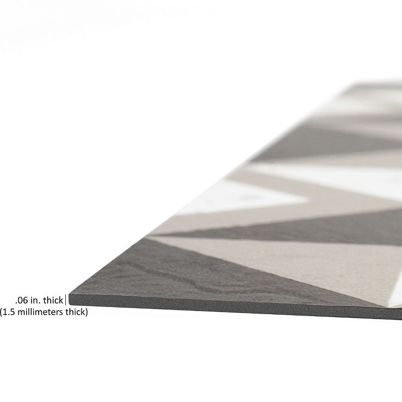 GoodGram Peel N' Stick DIY Retro 12x12 Self Adhesive Vinyl Floor Tile - 20 Tiles (20 Total SF in a Box) - Prism Marble - 20 Tiles/20 sq. ft., 5 of 6
