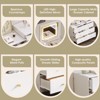 NicBex 60" Vanity Desk with Flip-Top Mirror & Lights,Dressing Table with 7 Drawers & 3 Shelves,Makeup Vanity Table for Bedroom - 4 of 4