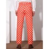 INSPIRE CHIC Men's Regular Fit Flat Front Polka Dots Printed Pants - 3 of 4