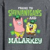 Men's - SpongeBob Squarepants - Prone To Shenanigans And Malarkey Long Sleeve Graphic T-Shirt - 2 of 4