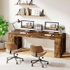 Tribesigns 62.99-Inch Wooden Executive Computer Desk, Large Home Office Writing Table Workstation - 2 of 4