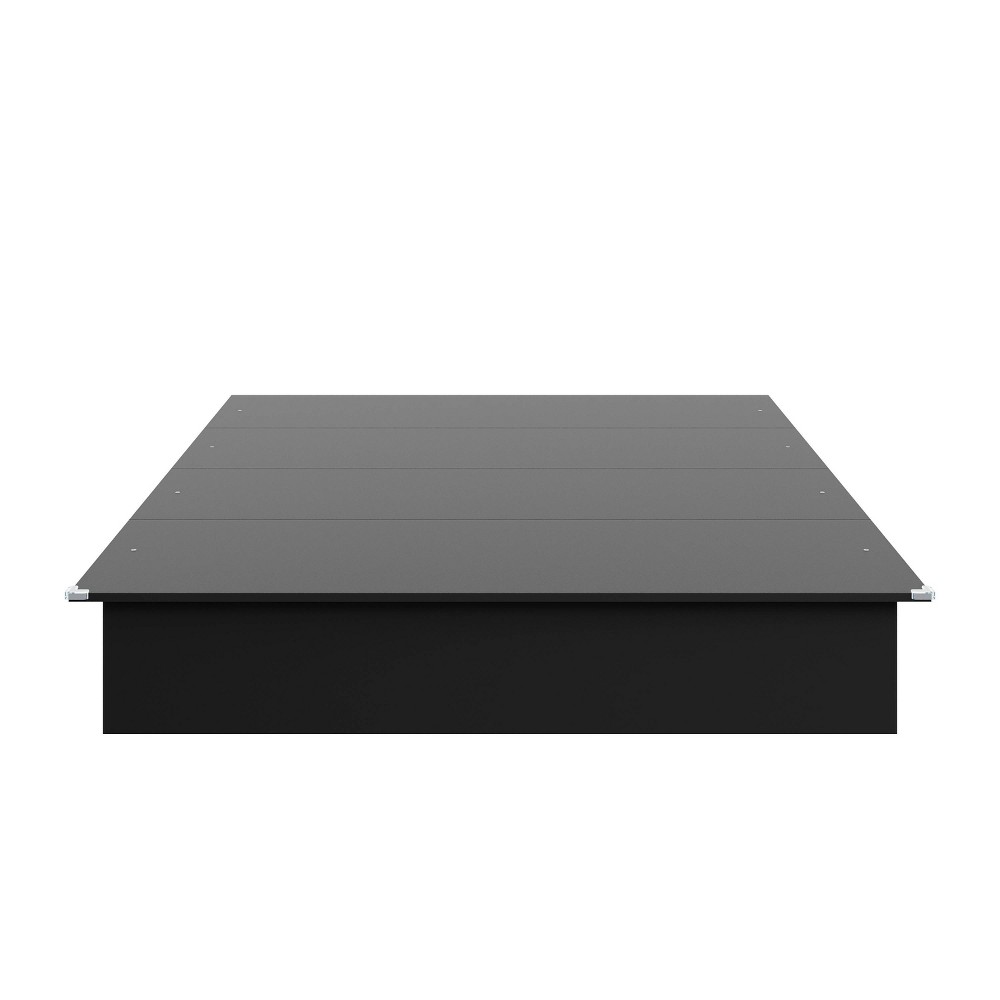 Photos - Bed Nexera Queen Valere Platform  Black: Sturdy Frame, No Box Spring Needed