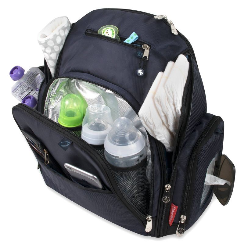 Fisher-Price Kaden Backpack Diaper Bag - Navy, 3 of 10