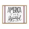 Kate & Laurel All Things Decor 18"x24" America The Beautiful Framed Canvas by Valerie McKeehan of Lily and Val Natural - 2 of 4