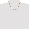 Black Bow Jewelry 3mm, 14k Yellow Gold, Handmade Solid Rope Chain Necklace - 2 of 4
