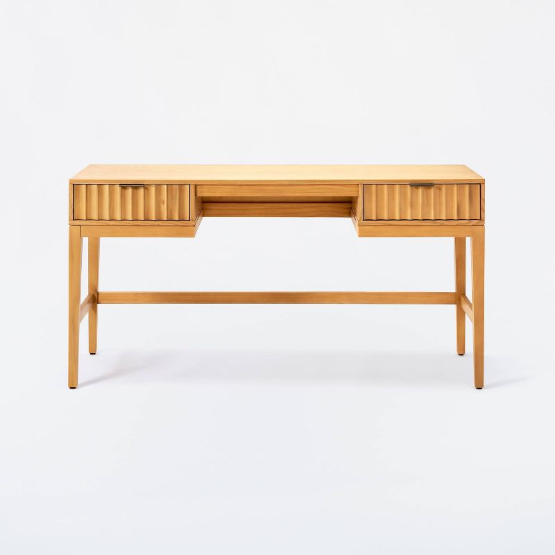 Thousand Oaks Wood Scalloped Desk - Threshold™ designed with Studio McGee, 3 of 14