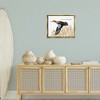 Stupell Industries Cinnamon Teal Duck Flying Black Framed Floater Canvas Wall Art - 2 of 4