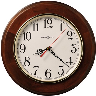 Howard Miller 620168 Howard Miller Brentwood Wall Clock 620168 Windsor  Cherry