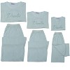 cheibear Sleepwear Short Sleeve with Capri Pants Letters Print Family Pajama Sets - 2 of 3