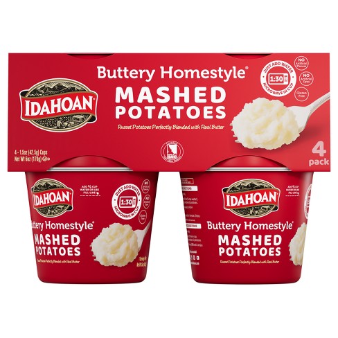 Idahoan Buttery Homestyle® Mashed Potatoes, 4oz (Single Pouch)