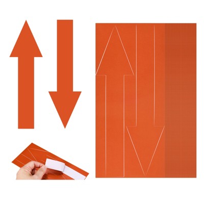 Unique Bargains PVC Self Adhesive Arrow Sticker 80 Pcs