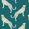 Nicole Miller Guepardo Teal Peel & Stick Wallpaper - 4 of 4