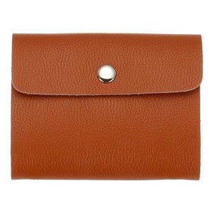Unique Bargains Leather Slim ID Card Business Card Holder Wallets with 24 Slots 4" x 3" - 1 of 4