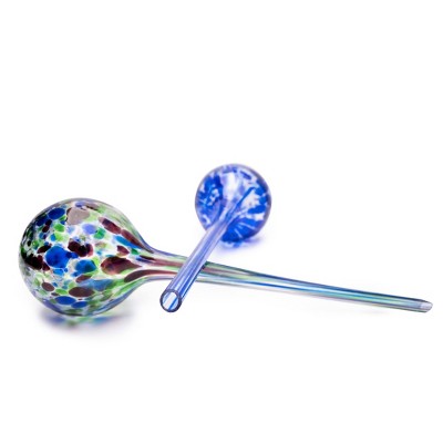 Hand-Blown Glass Self-Watering Aqua Globes for Plants