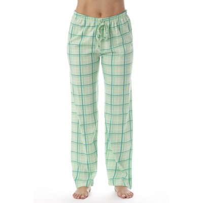 Just Love Womens Plaid Knit Jersey Pajama Pants - 100% Cotton Pjs 6324 ...