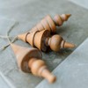 6"H Sullivans Wooden Tree Ornament - Set of 3  Brown Christmas Ornaments - 3 of 3