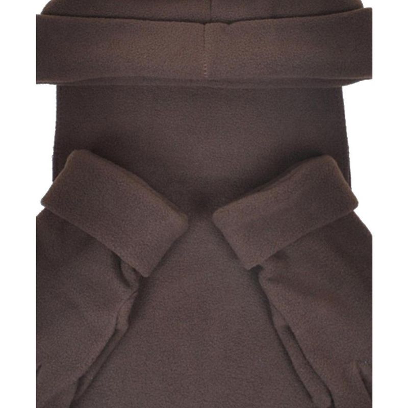 Women's Solid Fleece 3-Piece gloves scarf Hat Winter Set, 3 of 6