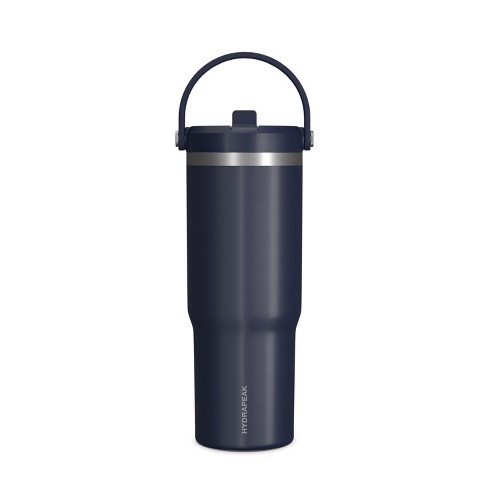 Voyager Kid's 18 oz Tumbler with Handle and Straw Lid - Navy
