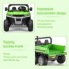 24V Kids Ride On Dump Truck,4WD 2 Seater Ride On Truck with Dump Bed/Tailgate/Shovel,6 Wheels Ride on Truck with Remote Control Gift for Boys Girls - 4 of 4