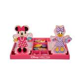 Melissa & Doug Disney Minnie Mouse and Daisy Duck Magnetic Dress-Up Wooden Doll Pretend Play Set