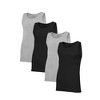 Fruit Of the Loom Fruit of the Loom Men's Premium A-Shirt, Black and Gray 4 Pack - 3 of 4