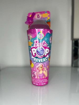 Barbie Pop Reveal Fruit Series Muñeca, tema Fruit Punch con 8 sorpresas,  incluyendo mascotas y accesorios, slime, aroma y cambio de color