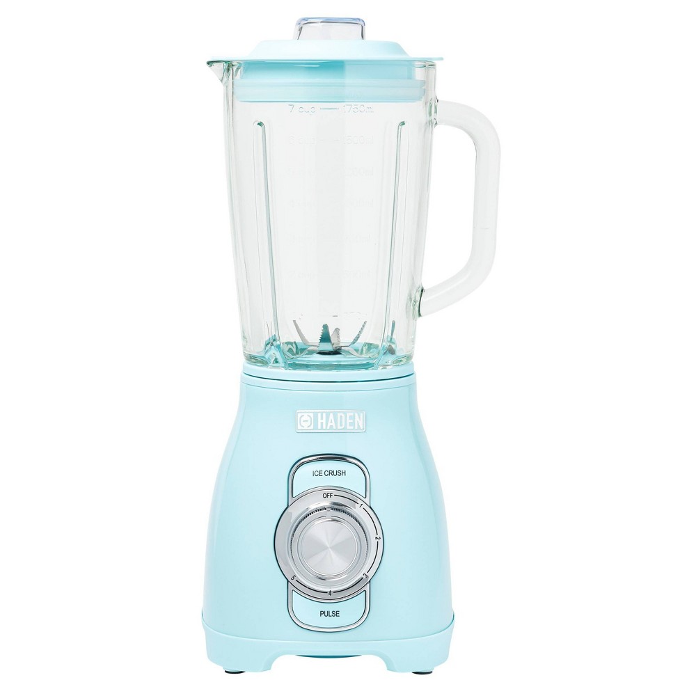HADEN Power 5-Speed Blender with 1.75L Glass Jug Turquoise
