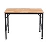 NicBex Home Office Desk 48" L Modern Height Adjustment Writing Desk with Wooden Desktop and Metal Legs for Office, Study, Living Room - 4 of 4
