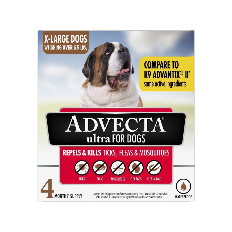 Advecta Pet Insect Flea Drops Treatment for Dogs - 4ct, 4 of 10