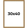 PosterPalooza | Sculpted Black Picture Frame - UV Acrylic, Foam Board Backing, Hanging Hardware - 2 of 4