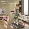 Superfit 3HP Running Machine Folding Treadmill Adjustable Height APP Control Table Board - image 4 of 4