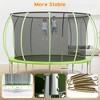 Trampoline 10FT 12FT 14FT 16FT, Trampolines for Kids & Adults - 3 of 4