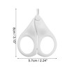 Unique Bargains Children Portable Short Handle Nail Scissors Toenail Clippers 3.15"x2.24"x0.39" 1 Pc - 4 of 4