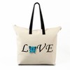The Lakeside Collection Interchangeable Tote Bag Sets - Love 8 Pieces - 4 of 4