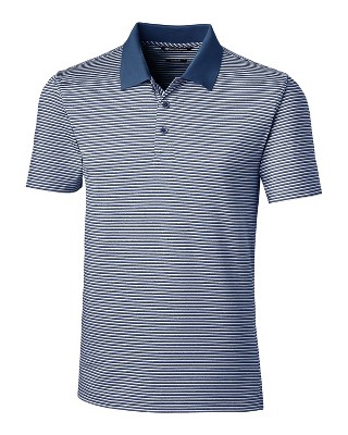 Forge Polo Tonal Stripe Tailored Fit Shirt