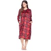 Ashford & Brooks Women's Mink Fleece Long Sleeve Nightgown - 2 of 4