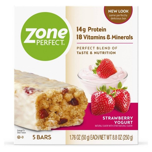 zone perfect bars strawberry yogurt