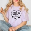 Simply Sage Market Women's Nursing Is A Work of Heart Short Sleeve Garment Dyed Tee - 2 of 2