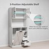 71" Tall Kitchen Pantry Cabinet，Adjustable Shelf, Freestanding - 4 of 4