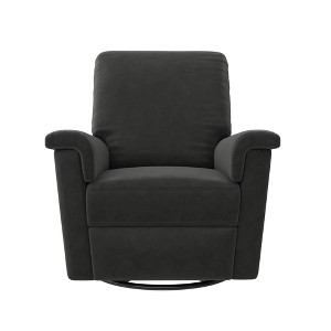 Baby Relax Terrin Swivel Glider Recliner Distressed Faux Leather - 1 of 4