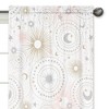 Sweet Jojo Designs Window Curtain Panels 84 in. Celestial Pink Grey and Gold - image 3 of 4