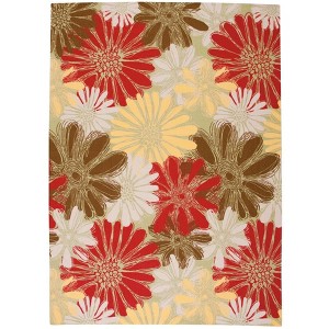 Nourison Home & Garden Floral Farmhouse Indoor/outdoor Area Rug - 1 of 4
