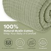 Muslin Cotton Blanket for Adults, Extra Large By Comfy Cubs - 3 of 4