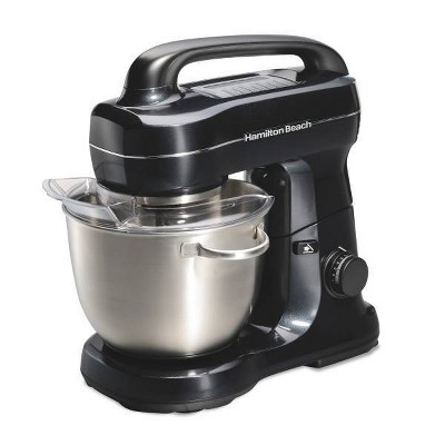 Hamilton Beach 7-Speed Hand Mixer - Black: 300W Metal Stand Mixer, Dishwasher-Safe Parts, 1-Year Warranty