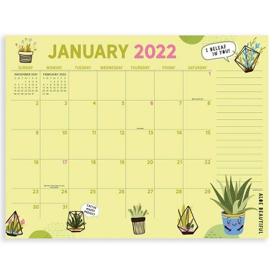 2022 Desk Pad Calendar Monthly Blotter Monthly Theme - The Time Factory