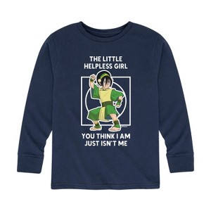 Boys' - Avatar: The Last Airbender - Toph Long Sleeve Graphic T-Shirt - 1 of 4