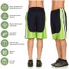 Mens Moisture Wicking Athletic Basketball & Gym Workout Shorts with Pockets Multipack, Up to 3XL, Pack of 5 - 3 of 4