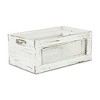 Cheung's Lyron Set of 2 Rustic Wood & Chicken Wire Crates - 4 of 4