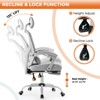 DOMETOUR Gaming Ergonomic Foot Rest Reclining, High Back Mesh Home Office Computer Desk Chair - 3 of 4